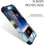 iPhone 8 Plus Case, iPhone 7 Plus Case, Hocase Heavy Duty Shockproof Protection Hard Plastic+Silicone Rubber Hybrid Protective Case for iPhone 7 Plus/iPhone 8 Plus - Blue Marble