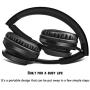 Over Ear Headphones with Aluminum Headphone Stand Hanger, SourceTon 3.5mm Gaming Headset Noise Isolating with Mic and Volume Control for TV, PC and Cell Phone