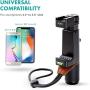 Movo Wireless Smartphone Video Kit V2+ with Tripod, Grip, Wireless Lavalier Microphone, LED Light and Remote - YouTube Equipment for iPhone 6, 6S, 7, 8, X, XS, XS Max, XR, 11, 11 Pro, Samsung Galaxy