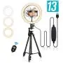 13" Selfie Ring Light with Tripod Stand & Cell Phone Holder for Live Stream/Makeup, Ringlight with Camera Remote for YouTube Tiktok/Photography,164PCS LED Chip Compatible for iPhone 11 Pro MAX Android 13" Selfie Ring Light with Tripod Stand & Cell Phone Holder for Live Stream/Makeup, Ringlight with Camera Remote for YouTube Tiktok/Photography,164PCS LED Chip Compatible for iPhone 11 Pro MAX Android