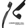 AfterShokz Titanium Open Ear Wireless Bone Conduction Headphones, Black, AS600BK, 2.3