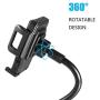 VAKs Car Cup Holder Phone Mount Adjustable Automobile Cup Holder Smart Phone Cradle Car Mount for iPhone 11 Pro/XR/XS Max/X/8/7 Plus/6s/Samsung S10+/Note 9/S8 Plus/S7 Edge(Black)