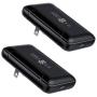 USB C Charger, OKRAY 2 Pack 18W PD Fast Charger Extra Slim Portable & Foldable USB Power Adapter Compatible iPhone 11/SE/XS/XR/8, Pixel 4 3 4XL 3XL, Galaxy S10 S9 S8/Note10, LG G5/G6 (Black Black)