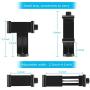 SharingMoment Premium Smartphone Holder/Vertical and Horizontal Tripod Mount Adapter Rotatable Bracket with 1/4 Inch Screw/Adjustable Clip for iPhone, Android Cell Phone, Selfie Stick, Camera Stand