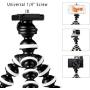 Phone Tripod, Portable Cell Phone Tripod Adjustable Tabletop Tripod Stand with Wireless Remote Flexible Tripod Compatible for iPhone 11 Pro Xs MAX XR X SE 8 7 6S Plus Samsung Android Phones Gopro