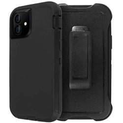 AICase for iPhone 11 Belt-Clip Holster Case (6.1"), Full Body Rugged Heavy Duty Case, Shock/Drop/Dust Proof 4-Layer Protection Durable Cover for Apple iPhone 11 6.1-inch