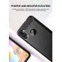 Huness Galaxy A11 Case with HD Screen Protector [ 2 Packs ] Frosted Slim Case for Samsung Galaxy A11 Phone (Black)