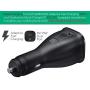 Adaptive Fast Charging Dual-Port Car Charger with USB Type C Charger Cable Compatible Samsung Galaxy S9 / S9+ / S8 / S8 Plus/Active/Note 8 / Note 9 and More