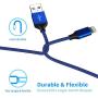 WUYA iPhone Charger MFi Certified 5Pack 3FT/3FT/6FT/6FT/10FT Nylon Woven High Speed Data Sync Lighnting Cable Compatible iPhone 11 Pro Max X XS XR 8 7 6 6S Plus SE 5C and More
