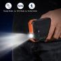 Solar Charger 26800mAh Hiluckey 18W Power Bank with 3.0A Outputs USB C Waterproof Battery Pack for Smartphones, Tablets, MacBook