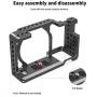 SMALLRIG Camera Cage only for Sony A6000 A6300 ILCE-6000 ILCE-6300 NEX7 with 1/4" 3/8" Mounting Points and Built-in Cold Shoe - 1661