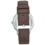 Hugo Mens #Exist - Ultra Slim Quartz Stainless Steel and Leather Strap Casual Watch, Black, 1520014