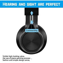 Over Ear Headphones with 5 Feet / 1.5M Cable, findTop 3.5mm Gaming Headset Noise Isolating with Mic and Volume Control for TV, PC and Cell Phone