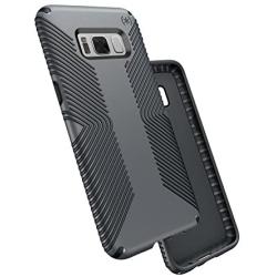 Speck Products Presidio Grip Cell Phone Case for Samsung Galaxy S8 - Graphite Grey/Charcoal Grey