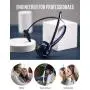 Mpow Pro Trucker Bluetooth Headset V5.0, Wireless Headphones with Microphone for Cell Phone, Office Bluetooth Headset, CVC 6.0 Noise Canceling, On Ear Headphones for Call Center, Truck Driver, Skype