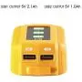 DSANKE 12V/20V Max USB Power Source for Dewalt DCB090 Converters Fit for Dewalt 20V 12V Battery DSANKE 12V/20V Max USB Power Source for Dewalt DCB090 Converters Fit for Dewalt 20V 12V Battery