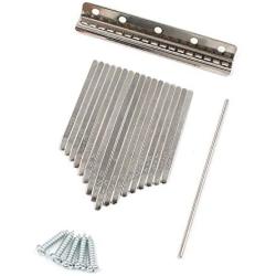 FarBoat 17 Keys Kalimba DIY Metal Replacement Parts Thumb Piano with Screws