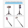 Selfie Stick Tripod, BlitzWolf Lightweight Aluminum All in One Extendable Phone Tripod Selfie Stick Bluetooth with Remote for iPhone 11/Xs MAX/XR/XS/X/8/8 Plus/7/7 Plus/6s, Galaxy S10/S9/S9 Plus, More
