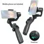 Smartphone Stabilizer, Anti Shake 3 Axis Handheld Gimbal Video Record Smartphone Stabilizer for Gopro 4/5/6/7 and Sports Cameras