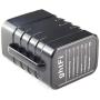 MinChen 8.4V Battery Pack Case for 2/4/6 x 18650 Rechargeable li-ion Battery Waterproof Safety Cycling Battery Pack Case Box Cover with DC and USB Interface for Bike Light Headlamp Cell Phone