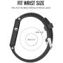 Bossblue Replacement Band for Garmin Vivoactive, Silicone Replacement Fitness Bands Wristbands with Metal Clasps for Garmin vivoactive GPS Smart Watch