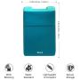 [2PC] RFID Blocking Phone Card Wallet - Double Secure Pocket - Ultra-Slim Self Adhesive Credit Card Holder Card Sleeves Phone Wallet Sticker All Smartphones (Bluegre)