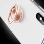 Finger Ring Stand,WATACHE 2 Pack Luxury Glitter Diamond Magnetic Universal Metal Smartphone Finger Ring Grip Holder Kickstand for iPhone/iPad/Samsung/HTC/Nokia/Cellphones/Tablet, Silver/Rose Gold