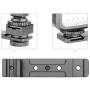 ChromLives Hot Shoe Extension Bar Mount Cold Shoe Extension Flash Bracket Dual Straight Mount Flash Bracket fits Nikon Canon Sony Olympus DSLR Camera Camcorder DV