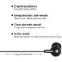 Panasonic ErgoFit Earbud Headphones with Microphone and Call Controller Compatible with iPhone, Android and Blackberry - RP-TCM125-K - In-Ear (Black), Earpads S/M/L Panasonic ErgoFit Earbud Headphones with Microphone and Call Controller Compatible with iPhone, Android and Blackberry - RP-TCM125-K - In-Ear (Black), Earpads S/M/L