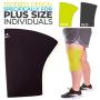 BraceAbility Plus Size Neoprene Knee Sleeve | XXXL Obesity Compression Support Brace for Bariatric Women & Men with Big Thighs & Arthritis Joint Pain (3XL)