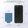 oisle Portable Charger Mini Power Bank PowerCore 2200mAh Wireless External Backup Battery Pack High-Speed Ultra Thin Charging Compatible with iPhone 5(s)/6(s)/7(p)/8(p)/X- Dark Blue