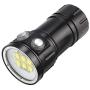 CHICIRIS LED Diving Flashlight IPX8 Waterproof, Outdoor Underwater Photography Fill Light with 7 Lighting Modes, 80M Underwater Flashlight for Diving, Underwater Photography, Outdoor Shooting