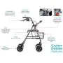 NOVA Cruiser Deluxe Rollator Walker, Red NOVA Cruiser Deluxe Rollator Walker, Red