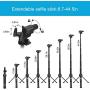 Selfie Stick,45 Inch Extendable Selfie Stick Tripod with Rechargeable Wireless Remote and Phone Tripod Stand,Compatible with iPhone 11 Pro Xs X 8 7 6 Plus,Samsung Galaxy Note10 S10 S9 S8,Gopro