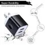 USB Wall Charger Brick, 4-Pack 2.1A/5V Dual USB Plug Power Adapter Charger Box Charging Cube Heads for Replacement for iPhone Xs/XS Max/XR/X/8/7/6/Plus, Samsung Galaxy S8 S7 S6 Edge, LG, Moto, HTC USB Wall Charger Brick, 4-Pack 2.1A/5V Dual USB Plug Power Adapter Charger Box Charging Cube Heads for Replacement for iPhone Xs/XS Max/XR/X/8/7/6/Plus, Samsung Galaxy S8 S7 S6 Edge, LG, Moto, HTC