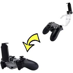 SUNKY PS4 Slim Pro Controller Android Phone Clip, 180 Degree Gaming Holder Mount Stand Bracket for Playstation 4 Slim Pro Dualshock Console - 6 inch Samsung Galaxy S8 Plus S7 S6 Edge Plus Note 8 5