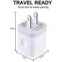 Wall Charger, Sicodo 3-Pack 2.1A Home Travel Dual Port Plug Wall Charging Block Compatible with iPhone X, 8,7 Plus,6 Plus,6s Plus,Tablet,Samsung Galaxy S8,S7 Edge,HTC,LG,Sony,Nokia,Motorola and More