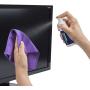 Screen Mom Screen Cleaner Kit for Laptop, Phone Cleaner, iPad, Eyeglass, LED, LCD, TV - Includes 2oz Spray and 2 Purple Cleaning Cloths