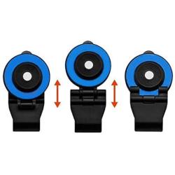 Mobile Phone Joystick 180°Flip Mini Touch Screen Joystick Universal Clip On Clamp for Phone Tablet Arcade Game Joystick;blue Candybarbar