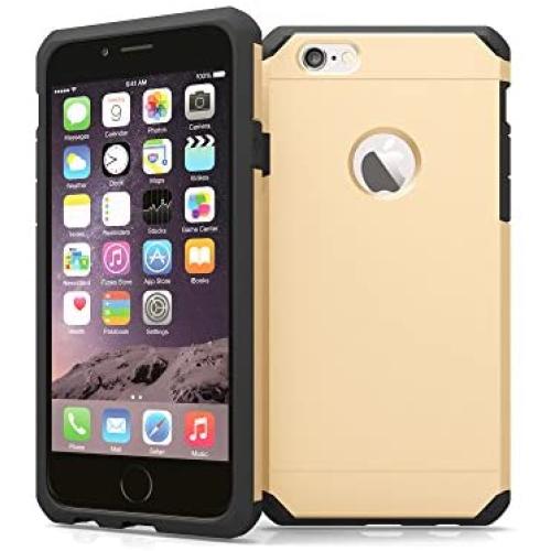 iPhone 6 / 6s Case, ImpactStrong Heavy Duty Dual Layer Protection Cover Heavy Duty Case for Apple iPhone 6 / 6s (Gold) iPhone 6 / 6s Case, ImpactStrong Heavy Duty Dual Layer Protection Cover Heavy Duty Case for Apple iPhone 6 / 6s (Gold)