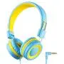 iClever HS14 Kids Headphones for Boys Girls- Wired Headphones for Kids with 94dB Volume Control, Tangle-Free Cord, Foldable, Childs Headphones for iPad Tablet Kindle Airplane School - Blue/Yellow iClever HS14 Kids Headphones for Boys Girls- Wired Headphones for Kids with 94dB Volume Control, Tangle-Free Cord, Foldable, Childs Headphones for iPad Tablet Kindle Airplane School - Blue/Yellow