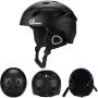 Odoland Snow Ski Helmet and Goggles Set for Kids and Adult, Sports Helmet and Protective Glasses - Shockproof/Windproof Protective Gear for Skiing, Snowboarding, Motorcycle Cycling, Snowmobile