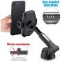 Phone Holder for Car, WixGear Universal Dashboard Windshield Phone Car Suction Cup Mount Holder for Cell Phone 360 Degree Rotation Compatible with iPhone Xs/XS Max / 8/7 / 6, Galaxy S and More