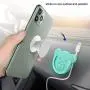 Car Grips Mount for Phone Stand Cute Bear Style Silicone Phone Holder with Phone line Clasp for Collapsible Grip/Socket Mount User Used on Dashboard, Home, Office, Kitchen, Desk, Wall (Blue) 3 Pack Car Grips Mount for Phone Stand Cute Bear Style Silicone Phone Holder with Phone line Clasp for Collapsible Grip/Socket Mount User Used on Dashboard, Home, Office, Kitchen, Desk, Wall (Blue) 3 Pack