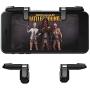 Pubg Mobile Game Trigger Controller PUBG Keychain Collection Gift Mobile Game Controller Azlink L1R1 Mobile Trigger PUBG Mobile Joysticks Compatible for for Fortnite 9pcs in EVA Storage Bag (98K+M416)