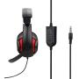 Tosuny 3.5mm Gaming Headset for PS4-Wired Headphone with Microphone Noise Isolation for Xbox ONE / PS4 / Laptops/Mobile Phone/Switch(Black+ Red)