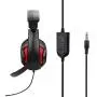 Mugast Gaming Headphones,3.5mm Head-Wearing Noise Cancellation Stereo Gaming Headset with Microphone,Adjustable Headband,for PS4/PC/Laptops/Mobile Phone (Black+Red)