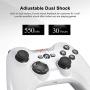 Mfi Game Controller for iPhone PXN Speedy(6603) iOS Gaming Controllers for Call of Duty Gamepad with Phone Clip for Apple TV, Ipad, iPhone (White) (Renewed)