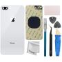 Vimour Back Glass Replacement for iPhone 8 Plus 5.5 Inches All Carriers with Pre-Installed Camera Lens, Bracket, Adhesive and Repair Tool Kits (White)