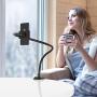 Cellphone Holder for Bed, Universal Phone Stand 360 Adjustable Strong Metal Lazy Arm Clamp Bracket Mount Compatible with Phone 11/11pro/x/xs/xr/8+/8/7+/7, More 4.0"-6.5" Devices